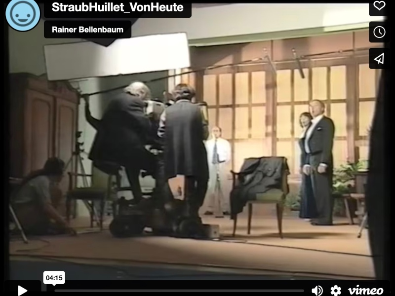 Making of STRAUB / HUILLET (1997): Von heute auf morgen